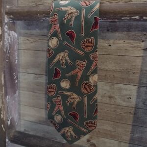 VTG Baseball Tie Made in America